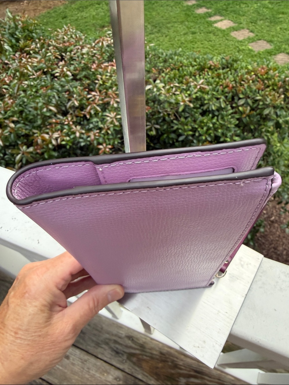 kate spade NWT lavender leather wristlet clutch - Picture 9 of 16